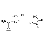 (6-chloropyridin-3-yl)(cyclopropyl)methanamine, oxalic acid