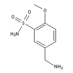 5-(aminomethyl)-2-methoxybenzene-1-sulfonamide