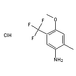 4-methoxy-2-methyl-5-(trifluoromethyl)aniline hydrochloride