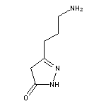 3-(3-aminopropyl)-4,5-dihydro-1H-pyrazol-5-one