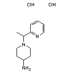 1-[1-(pyridin-2-yl)ethyl]piperidin-4-amine dihydrochloride