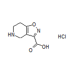 4,5,6,7-Tetrahydroisoxazolo[4,5-c]pyridine-3-carboxylic Acid Hydrochloride