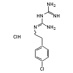 2-[2-(4-chlorophenyl)ethyl]carbamimidamidomethanimidamide hydrochloride