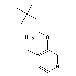 [3-(3,3-dimethylbutoxy)pyridin-4-yl]methanamine