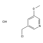 3-(chloromethyl)-5-methoxypyridine hydrochloride