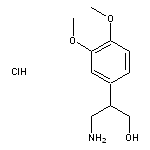 3-amino-2-(3,4-dimethoxyphenyl)propan-1-ol hydrochloride