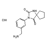 3-[3-(aminomethyl)phenyl]-1,3-diazaspiro[4.4]nonane-2,4-dione hydrochloride