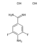 4-amino-3,5-difluorobenzene-1-carboximidamide dihydrochloride