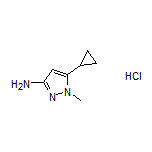 5-Cyclopropyl-1-methyl-1H-pyrazol-3-amine Hydrochloride