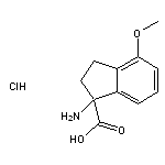 1-amino-4-methoxy-2,3-dihydro-1H-indene-1-carboxylic acid hydrochloride