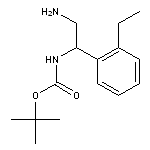 tert-butyl N-[2-amino-1-(2-ethylphenyl)ethyl]carbamate