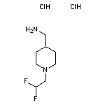 [1-(2,2-difluoroethyl)piperidin-4-yl]methanamine dihydrochloride