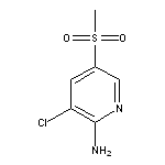 3-chloro-5-methanesulfonylpyridin-2-amine