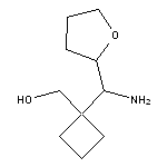 {1-[amino(oxolan-2-yl)methyl]cyclobutyl}methanol