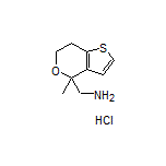 4-(Aminomethyl)-4-methyl-6,7-dihydro-4H-thieno[3,2-c]pyran Hydrochloride