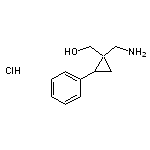 [1-(aminomethyl)-2-phenylcyclopropyl]methanol hydrochloride