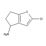 2-chloro-4H,5H,6H-cyclopenta[b]thiophen-4-amine