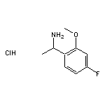 1-(4-fluoro-2-methoxyphenyl)ethan-1-amine hydrochloride