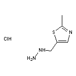 5-(hydrazinylmethyl)-2-methyl-1,3-thiazole hydrochloride