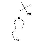 1-[3-(aminomethyl)pyrrolidin-1-yl]-2-methylpropan-2-ol