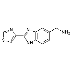 [2-(1,3-thiazol-4-yl)-1H-1,3-benzodiazol-5-yl]methanamine