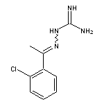 1-{[1-(2-chlorophenyl)ethylidene]amino}guanidine