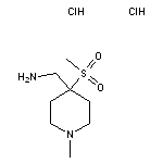 (4-methanesulfonyl-1-methylpiperidin-4-yl)methanamine dihydrochloride