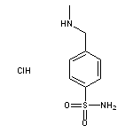 4-[(methylamino)methyl]benzene-1-sulfonamide hydrochloride