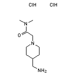 2-[4-(aminomethyl)piperidin-1-yl]-N,N-dimethylacetamide dihydrochloride