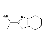 1-{4H,6H,7H-pyrano[4,3-d][1,3]thiazol-2-yl}ethan-1-amine