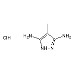 4-methyl-1H-pyrazole-3,5-diamine hydrochloride