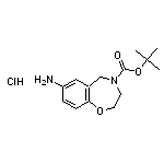 tert-butyl 7-amino-2,3,4,5-tetrahydro-1,4-benzoxazepine-4-carboxylate hydrochloride