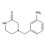 4-[(3-aminophenyl)methyl]piperazin-2-one