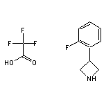 3-(2-fluorophenyl)azetidine, trifluoroacetic acid