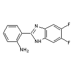 2-(5,6-difluoro-1H-1,3-benzodiazol-2-yl)aniline