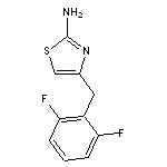 4-[(2,6-difluorophenyl)methyl]-1,3-thiazol-2-amine