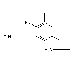 1-(4-bromo-3-methylphenyl)-2-methylpropan-2-amine hydrochloride