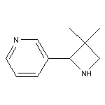 3-(3,3-dimethylazetidin-2-yl)pyridine