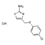 4-(4-chlorophenoxymethyl)-1,3-thiazol-2-amine hydrochloride