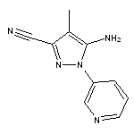 5-amino-4-methyl-1-(pyridin-3-yl)-1H-pyrazole-3-carbonitrile