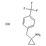 1-{[4-(trifluoromethyl)phenyl]methyl}cyclopropan-1-amine hydrochloride