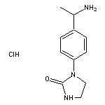 1-[4-(1-aminoethyl)phenyl]imidazolidin-2-one hydrochloride