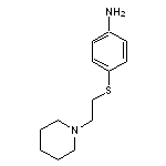 4-{[2-(piperidin-1-yl)ethyl]sulfanyl}aniline