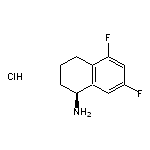 (1S)-5,7-difluoro-1,2,3,4-tetrahydronaphthalen-1-amine hydrochloride