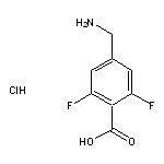 4-(aminomethyl)-2,6-difluorobenzoic acid hydrochloride