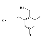 (2,4-dichloro-6-fluorophenyl)methanamine hydrochloride