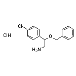 2-(benzyloxy)-2-(4-chlorophenyl)ethan-1-amine hydrochloride