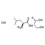 (2S)-2-[(2S)-2-amino-4-methylpentanamido]-3-hydroxypropanoic acid hydrochloride