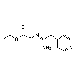 N’-[(ethoxycarbonyl)oxy]-2-(pyridin-4-yl)ethanimidamide