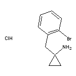 1-[(2-bromophenyl)methyl]cyclopropan-1-amine hydrochloride